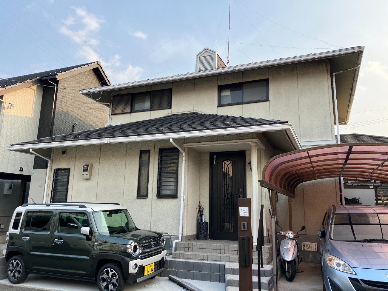 小山市 外壁塗装・屋根塗装 施工事例 施工前