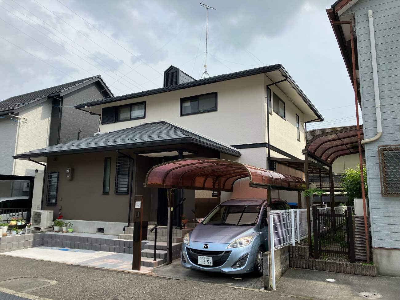 小山市 外壁塗装・屋根塗装 施工事例 施工後