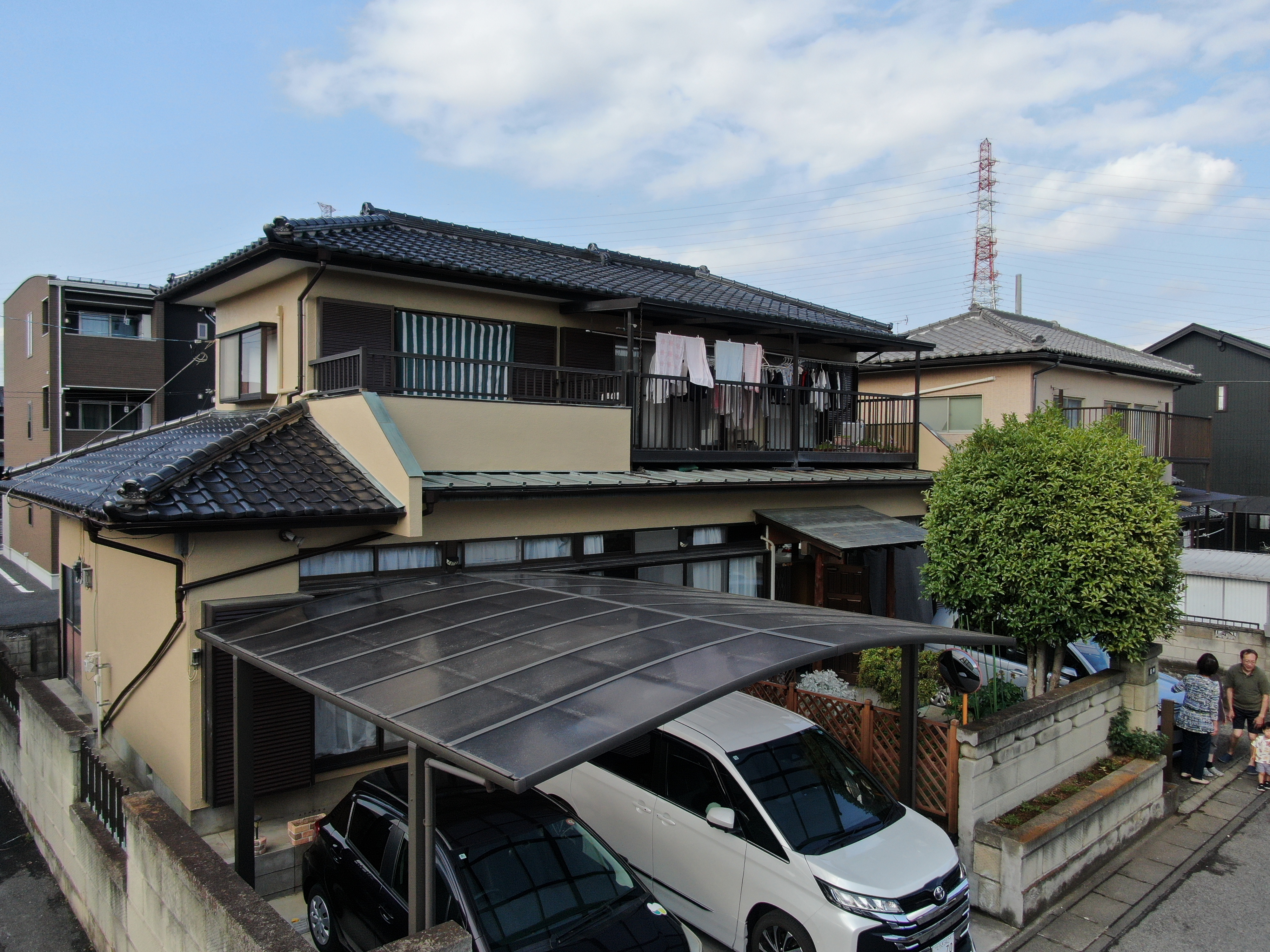 築40年の戸建て住宅を初めて外壁塗装｜落ち着いた外観へ 施工後
