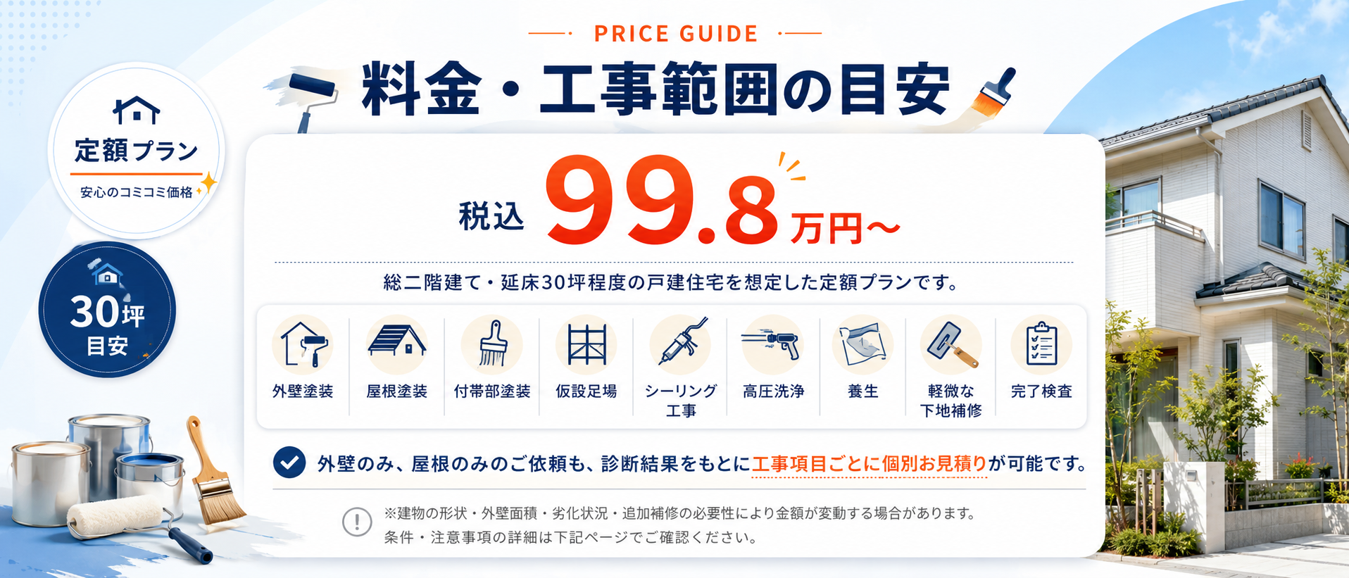 小山市で外壁塗装はいくらかかる？費用相場と見積もり前に見るべきポイント
