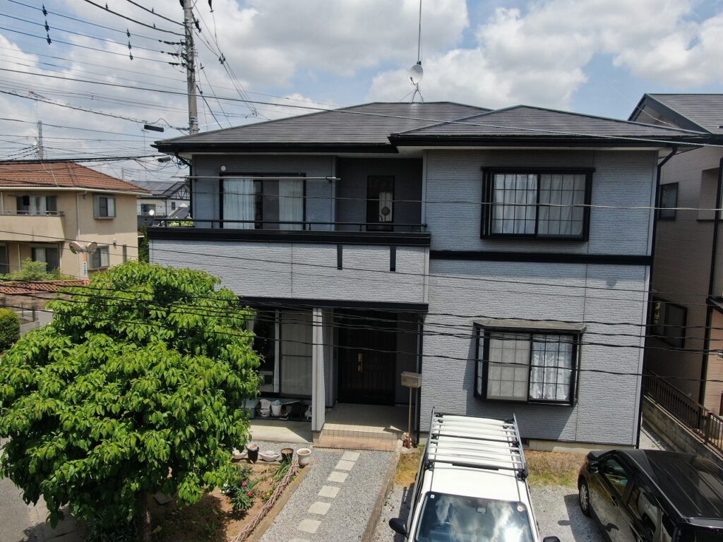築２０年2回目の塗装はツートンカラーでお洒落に 施工前